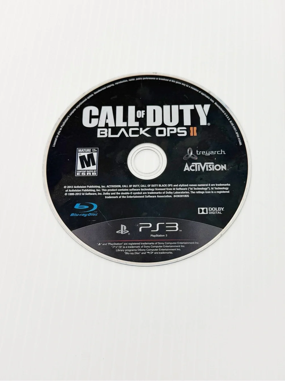 Call of Duty Black Ops 2 Video Game for Sony PlayStation 3 PS3 Disc Only